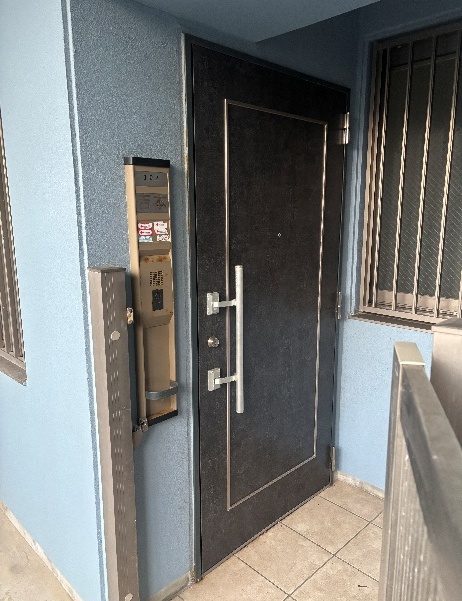 マンションエントランス扉交換 施工後
